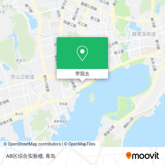 AB区综合实验楼地图