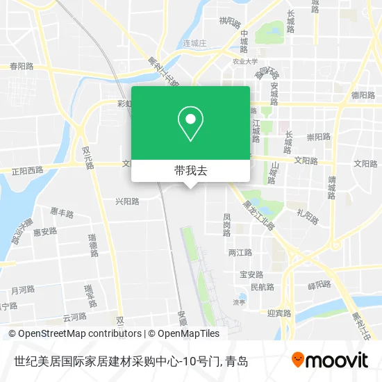 世纪美居国际家居建材采购中心-10号门地图
