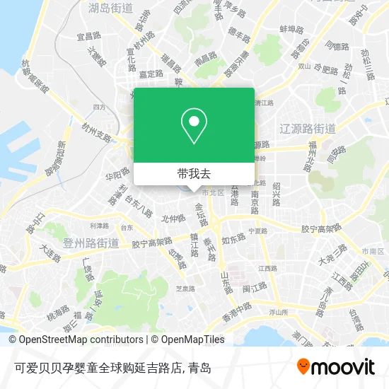 可爱贝贝孕婴童全球购延吉路店地图