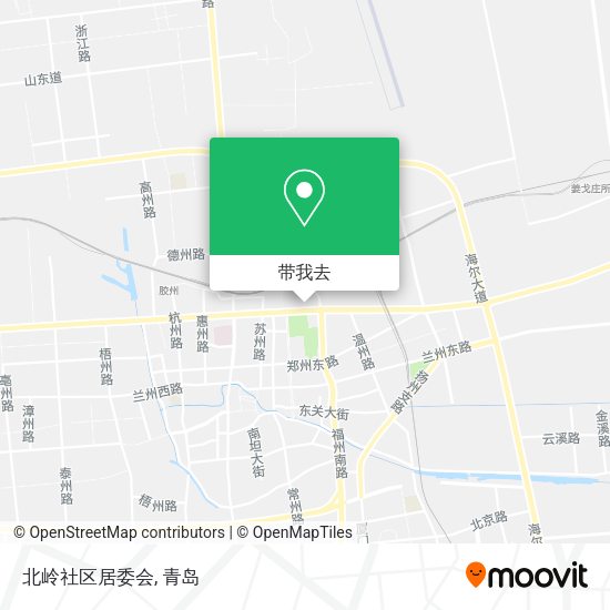 北岭社区居委会地图