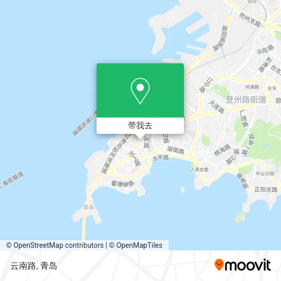 云南路地图