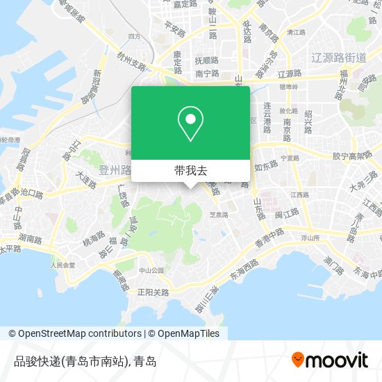 品骏快递(青岛市南站)地图