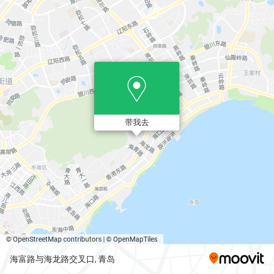 海富路与海龙路交叉口地图