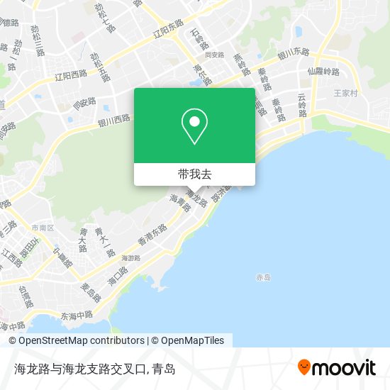 海龙路与海龙支路交叉口地图