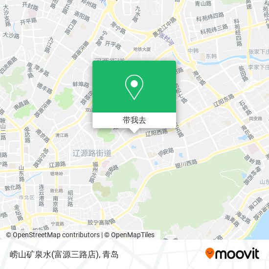 崂山矿泉水(富源三路店)地图
