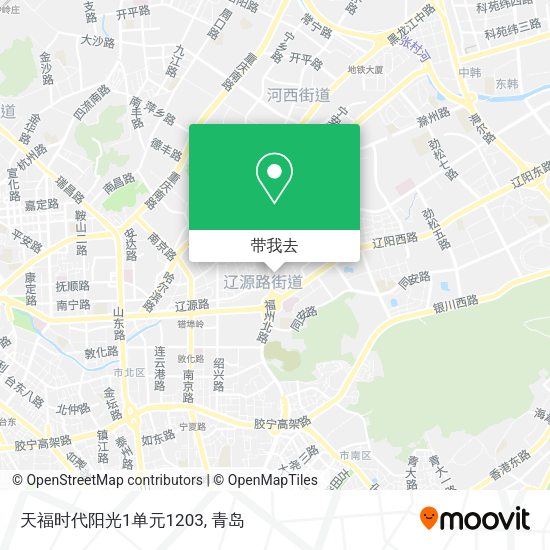 天福时代阳光1单元1203地图