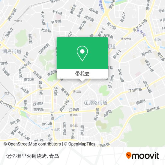 记忆街里火锅烧烤地图