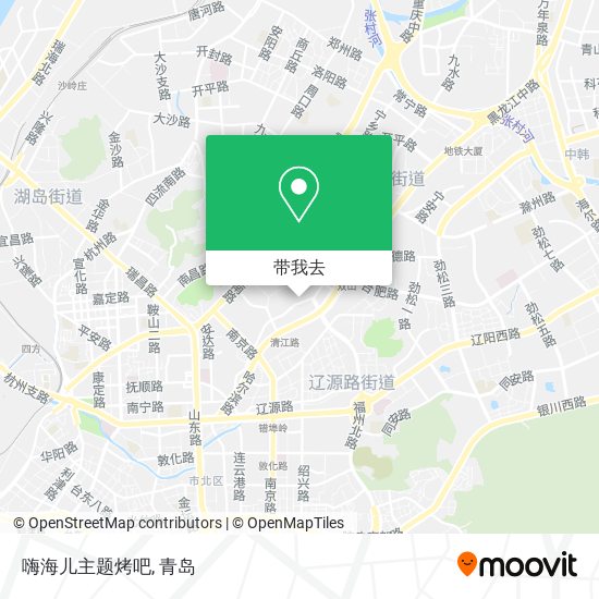 嗨海儿主题烤吧地图