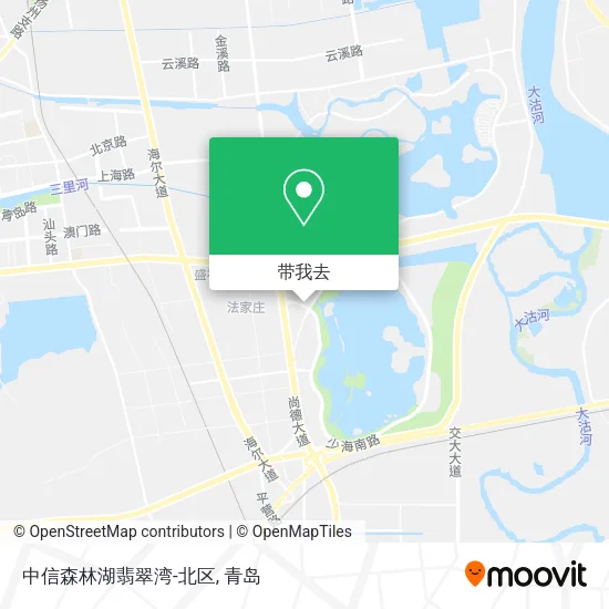 中信森林湖翡翠湾-北区地图
