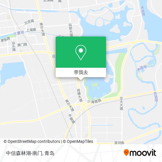 中信森林湖-南门地图