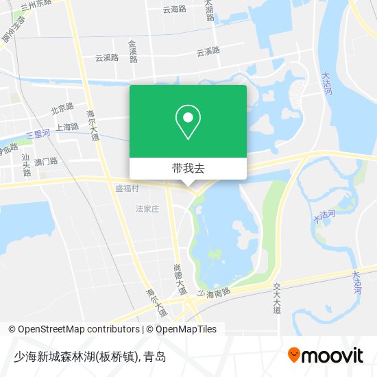 少海新城森林湖(板桥镇)地图