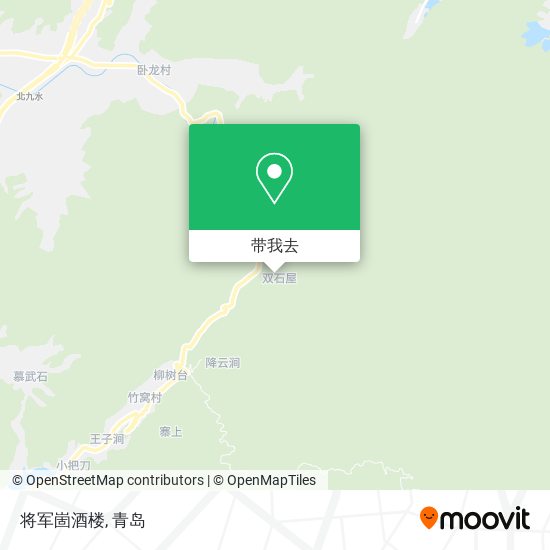 将军崮酒楼地图
