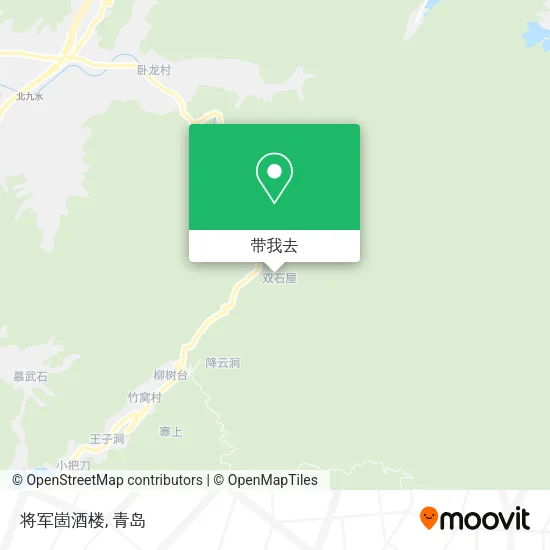 将军崮酒楼地图