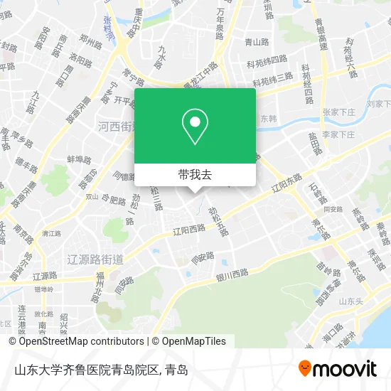 山东大学齐鲁医院青岛院区地图