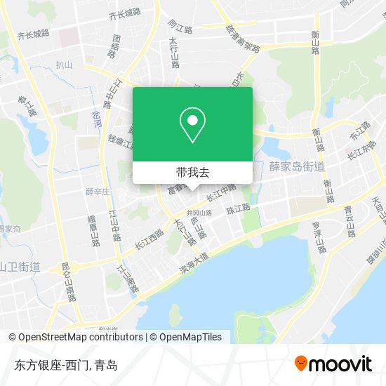 东方银座-西门地图