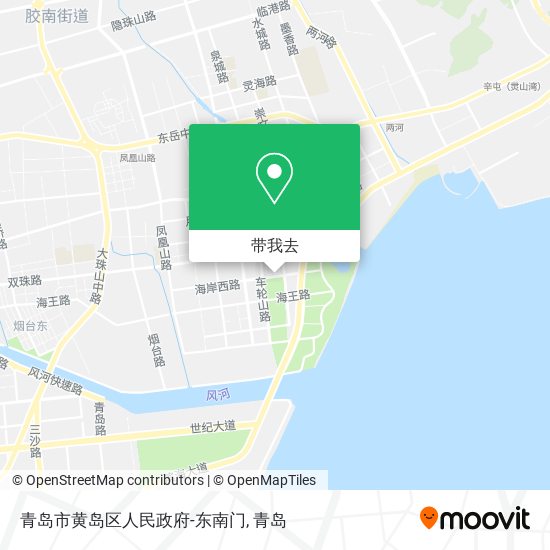 青岛市黄岛区人民政府-东南门地图