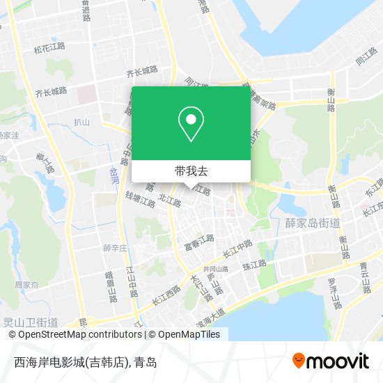 西海岸电影城(吉韩店)地图