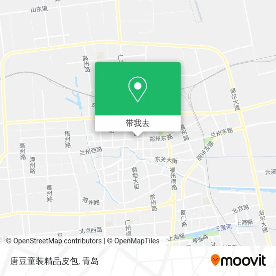 唐豆童装精品皮包地图