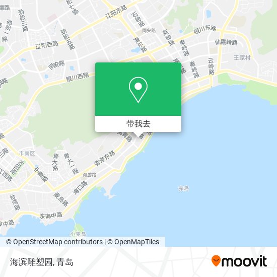 海滨雕塑园地图