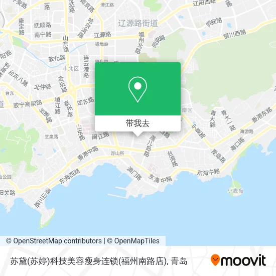苏黛(苏婷)科技美容瘦身连锁(福州南路店)地图