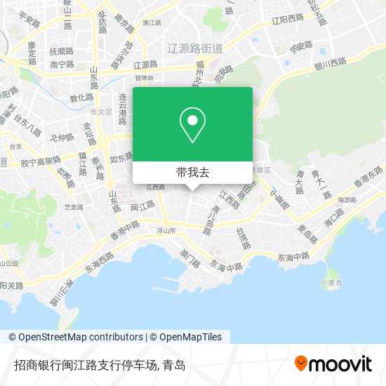 招商银行闽江路支行停车场地图