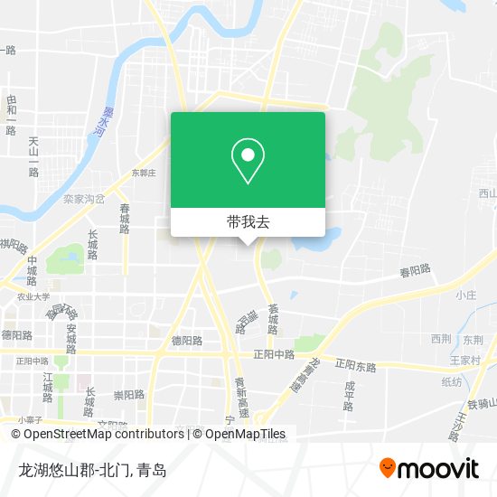 龙湖悠山郡-北门地图