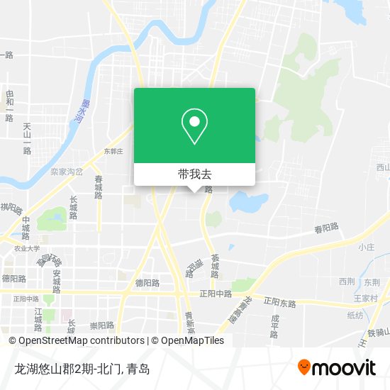 龙湖悠山郡2期-北门地图