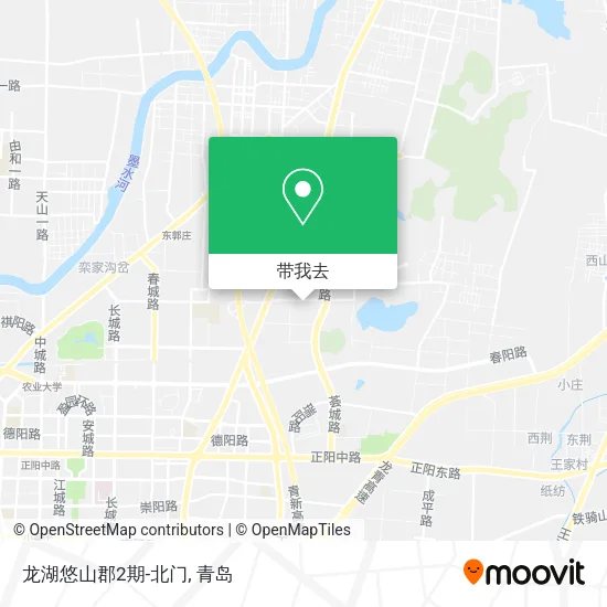 龙湖悠山郡2期-北门地图