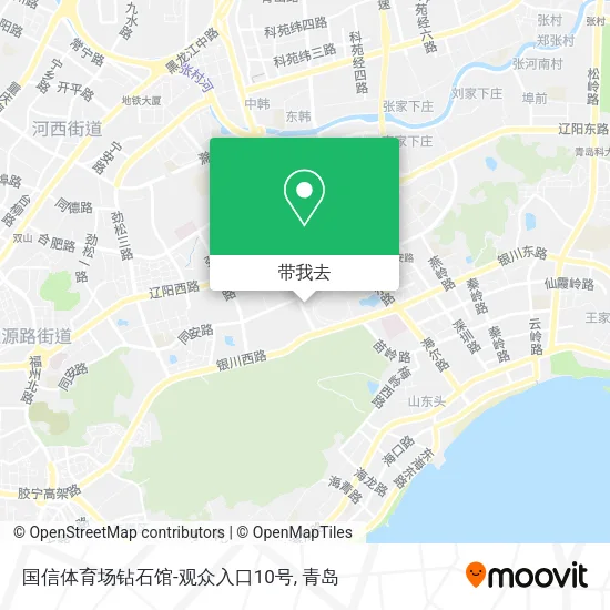 国信体育场钻石馆-观众入口10号地图