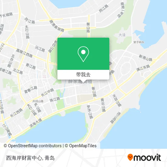 西海岸财富中心地图