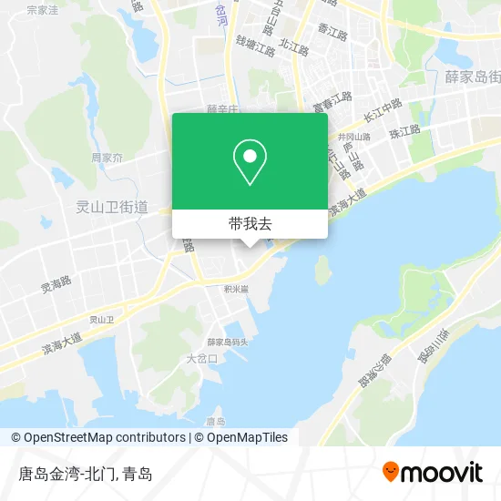 唐岛金湾-北门地图