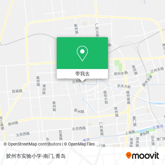 胶州市实验小学-南门地图