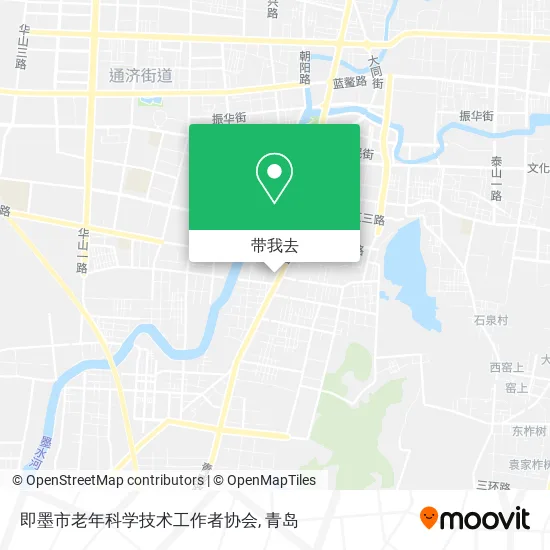 即墨市老年科学技术工作者协会地图