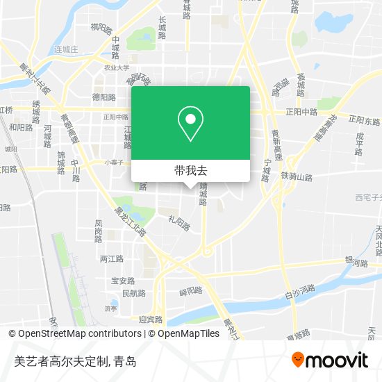 美艺者高尔夫定制地图