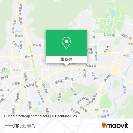 一一刀削面地图