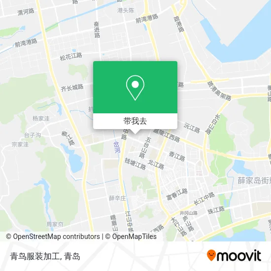 青鸟服装加工地图