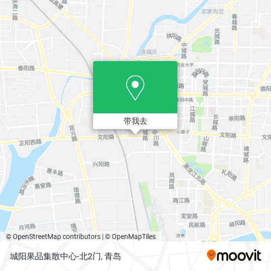 城阳果品集散中心-北2门地图