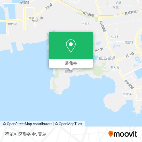 宿流社区警务室地图
