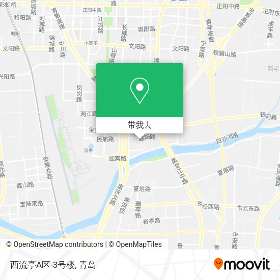西流亭A区-3号楼地图