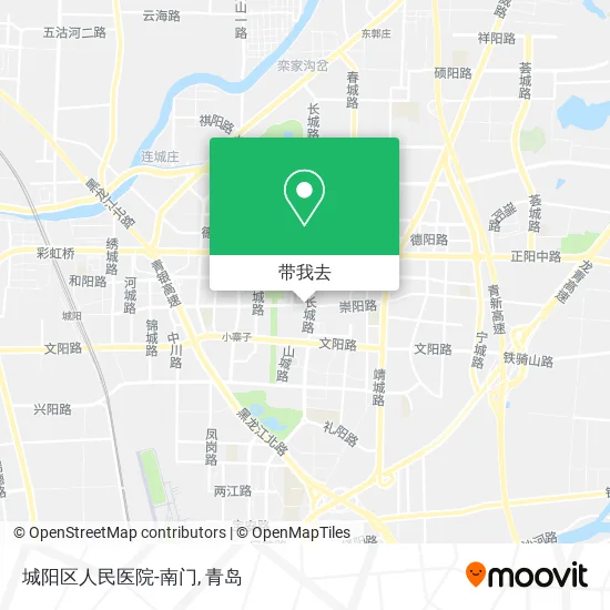 城阳区人民医院-南门地图