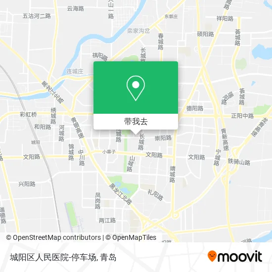 城阳区人民医院-停车场地图