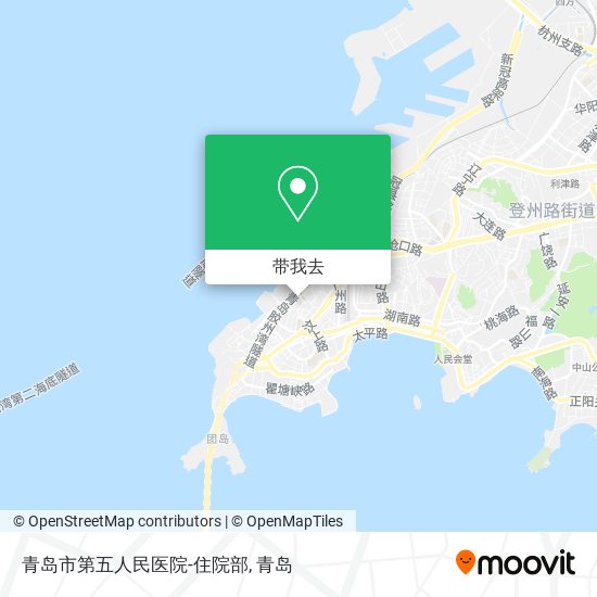 青岛市第五人民医院-住院部地图