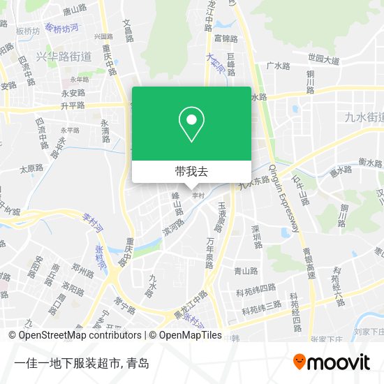 一佳一地下服装超市地图