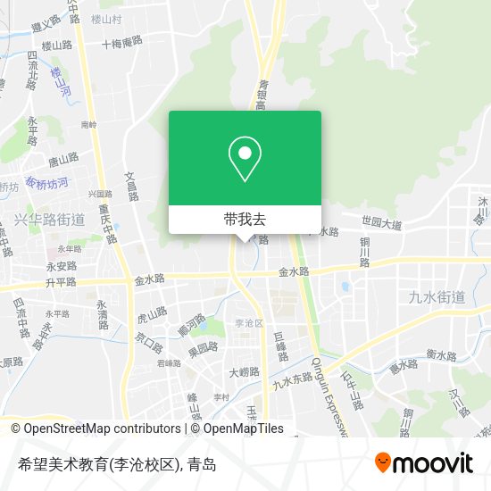 希望美术教育(李沧校区)地图