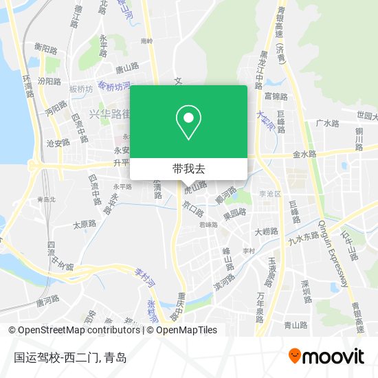 国运驾校-西二门地图