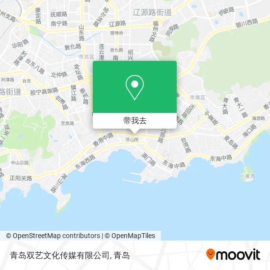 青岛双艺文化传媒有限公司地图