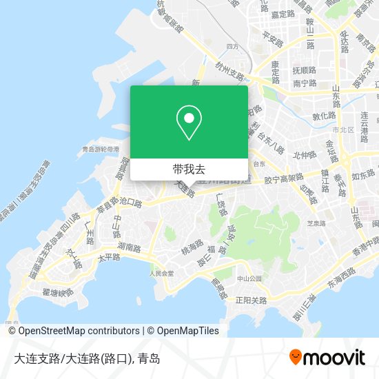 大连支路/大连路(路口)地图
