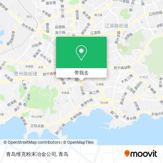 青岛维克粉末冶金公司地图