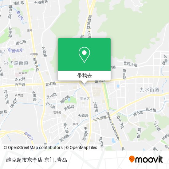 维克超市东李店-东门地图