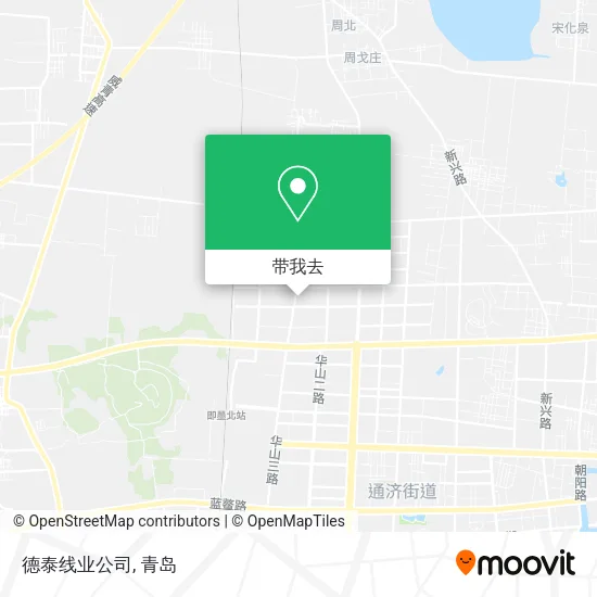 德泰线业公司地图
